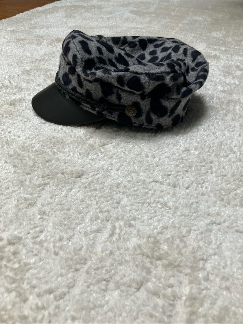 New! Brixton Leopard Conductor Cap - Picture 4 of 5